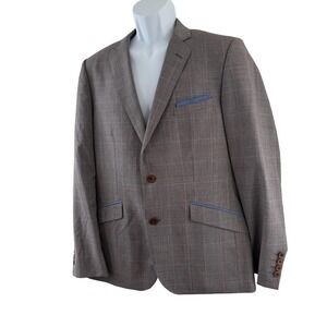 Magee 1866 Suit Jacket Mens 42R Gray Check Wool Dillon K2 Heritage Collection
